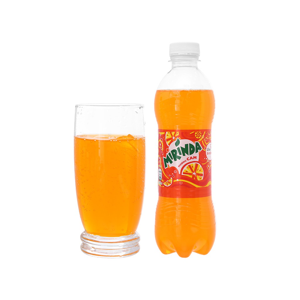 6 chai nước ngọt Mirinda vị cam 390ml