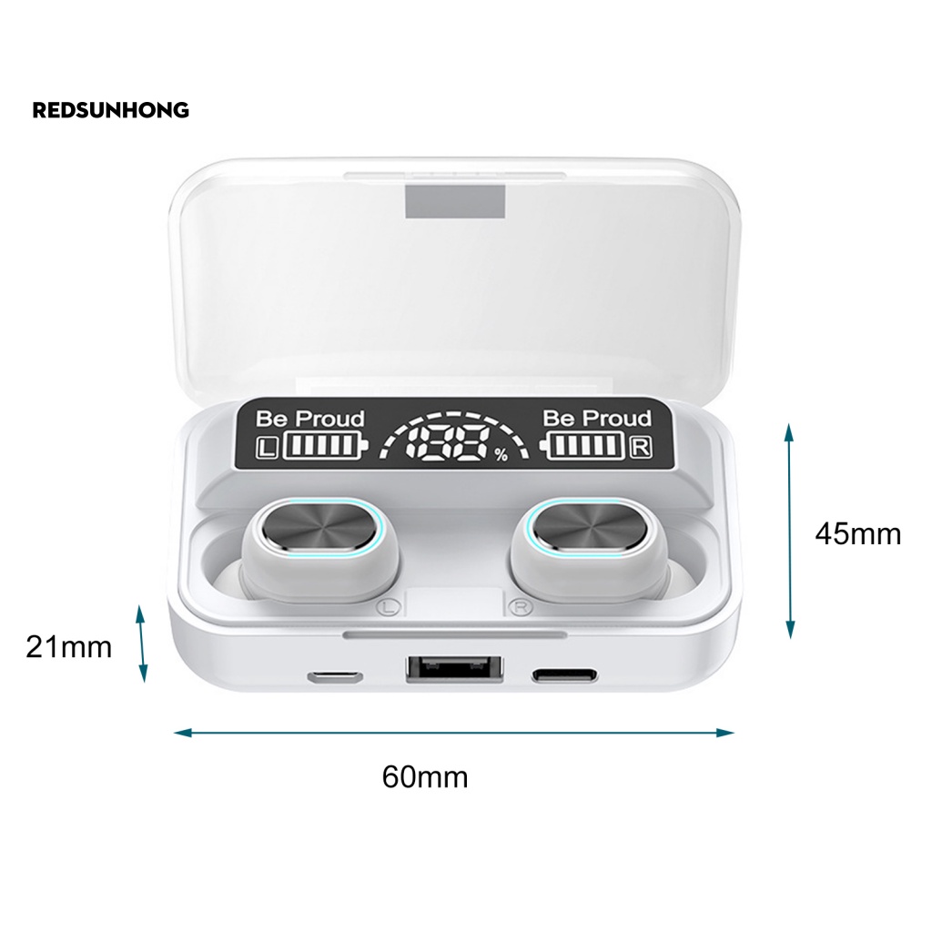 Tai Nghe Thể Thao Không Dây Trọng Lượng Nhẹ Không Dây Cảm Ứng Vân Tay