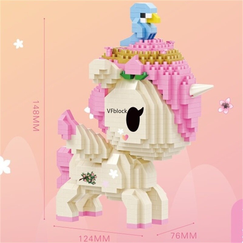 Mới Mô Hình Đồ Chơi Ngựa tokidoki mini Dễ Thương Làm Quà Tặng Sinh Nhật Cho Bé Gái