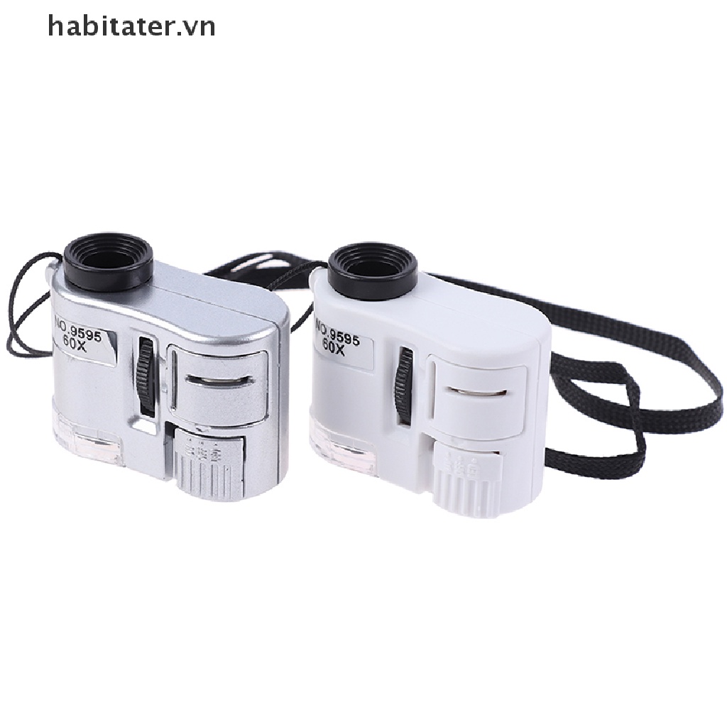 Kính HiểN Vi Mini 60X VớI ĐèN LED Cho Thợ Trang SứC