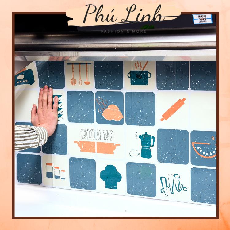 Miếng nhôm dán trang trí bếp chống thấm