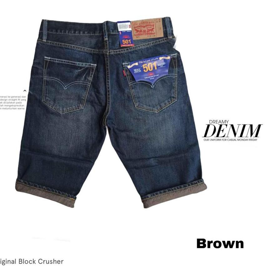 Tốt nhất!!! (Lr 013) Quần short nam levis 501 || Quần jean ngắn 501