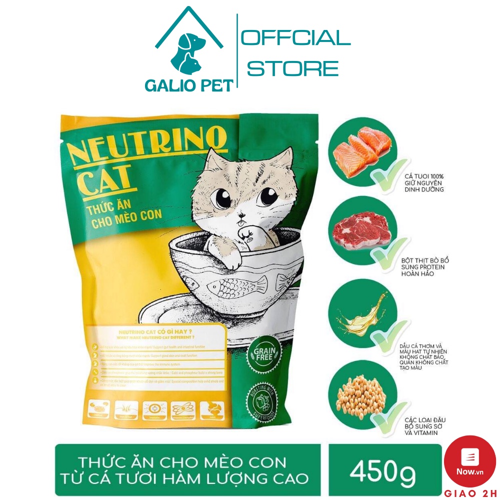 Thức Ăn Mèo Con - Neutrino Cat 450gr ( PET FOOD)