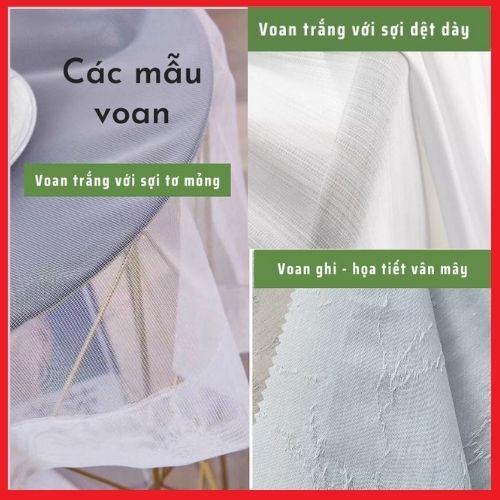 Rèm Voan Trắng Decor cực xinh, rèm voan dán tường tiện lợi trang trí cửa sổ phòng ngủ, phòng khách, spa siêu đẹp