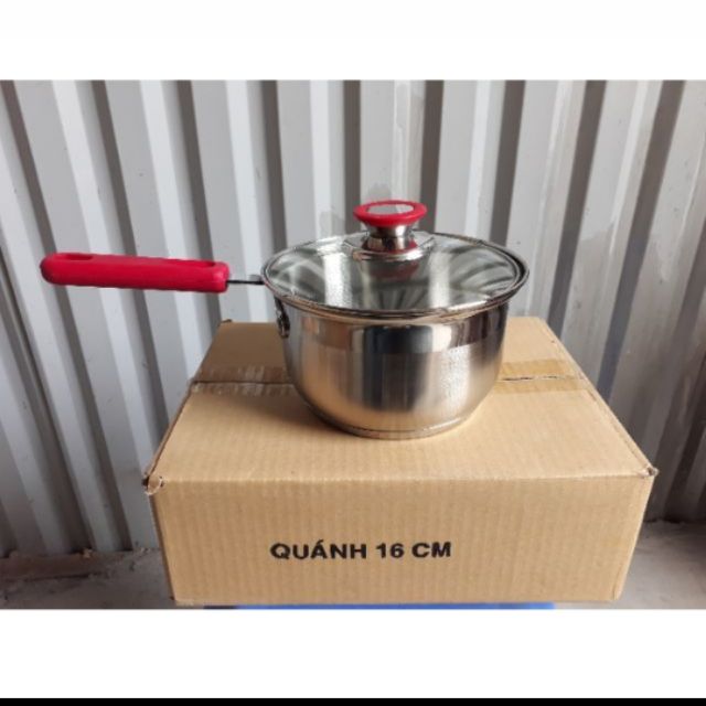 Quấy bột inox 3 đáy 16 cm.