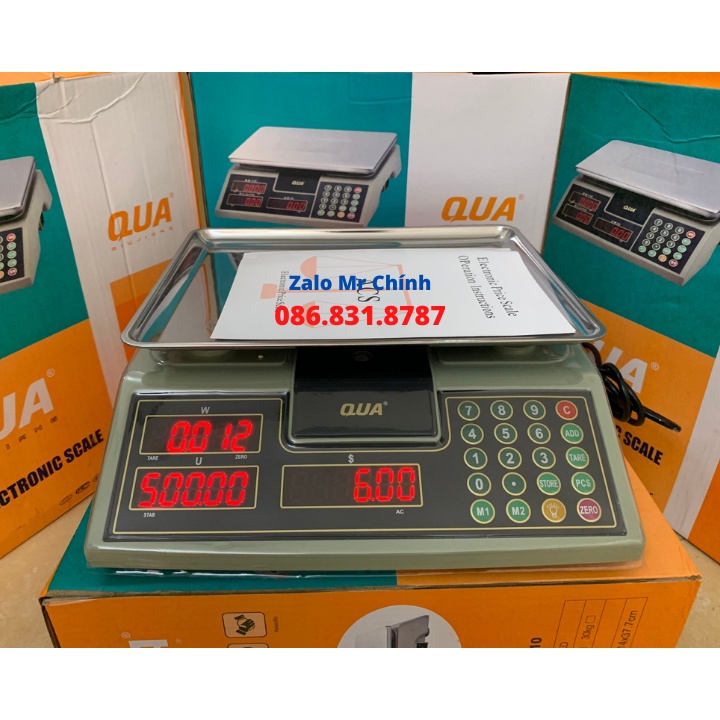 [ HÀNG ĐÀI LOAN ] CÂN ĐIỆN TỬ TÍNH TIỀN 30Kg/5gam QUA910💥💥💥BH 2 NĂM  [ HÀNG LOẠI 1 ]