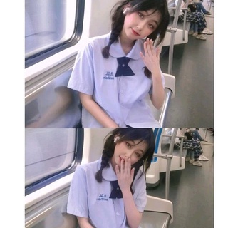 [Mua 1 tặng 1] Áo sơ mi ngắn tay đồng phục học sinh nữ Thái Lan