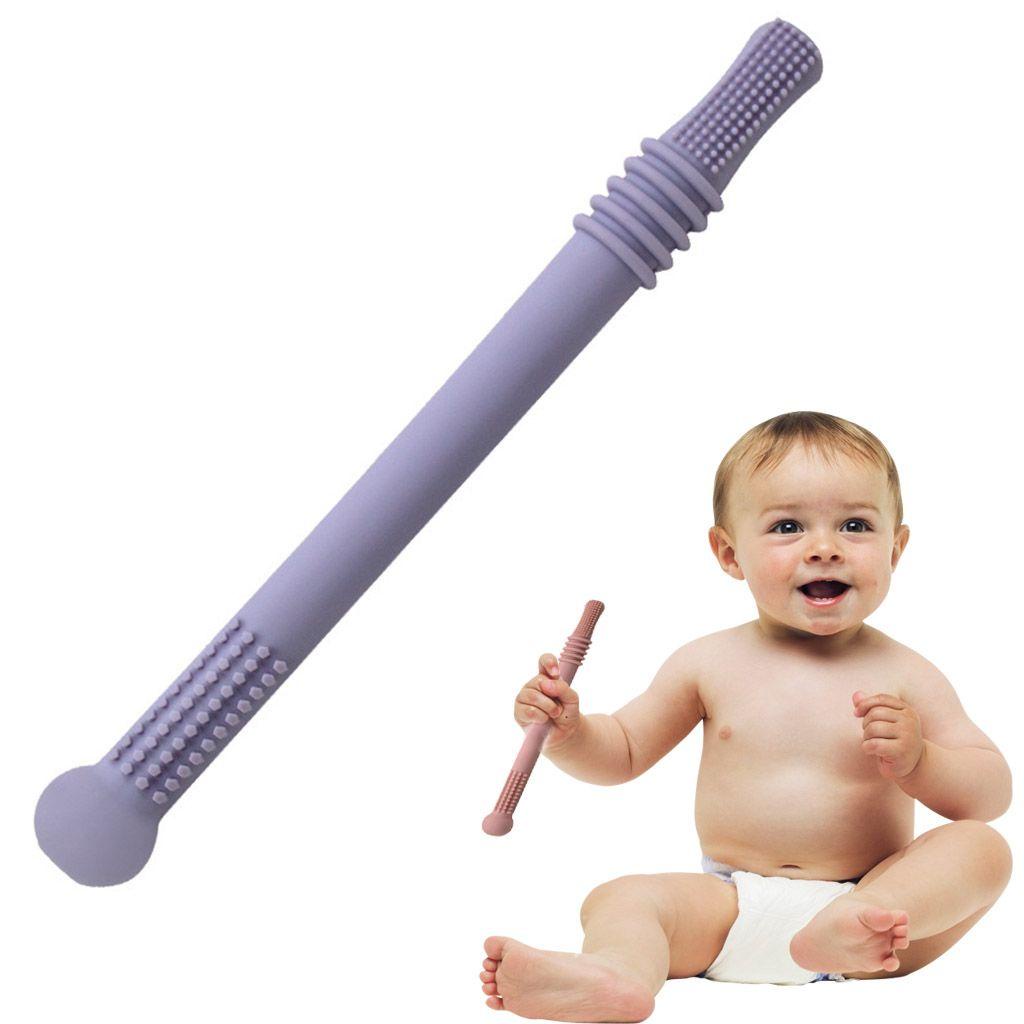 JARRED 1 Bàn Chải Đánh Răng Silicone Không Chứa BPA Cho Bé Từ 3-12 Tháng Tuổi