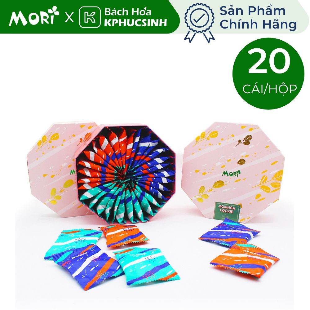 Hộp 30 gói bánh cookie healthy moringa dinh dưỡng KPHUCSINH - Hàng Chính Hãng