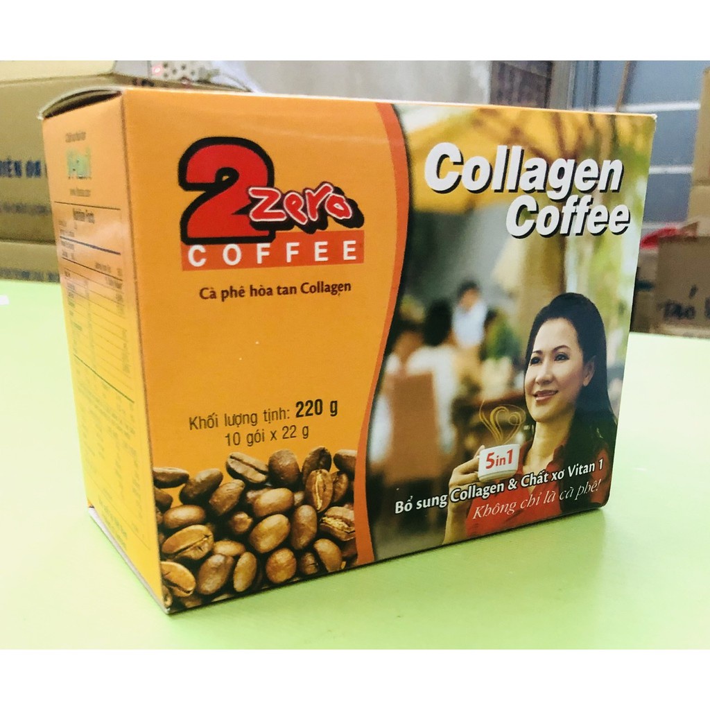 Cà phê sữa hòa tan Collagen