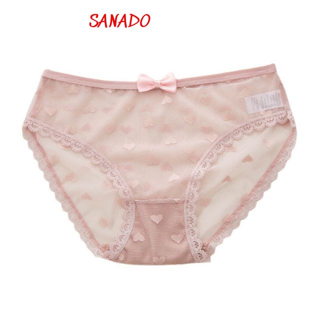 (QL05) quần lót nữ ren lưới xuyên thấu quần chíp nữ cao cấp - Sanado