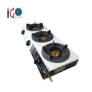 BẾP GAS CÔNG NGHIỆP KHÈ 3 LÒ SOGO GT 208S3 - IGO SHOP