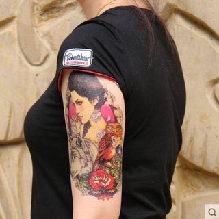 Hình xăm tạm thời miếng dán tattoo sắc nét như xăm thật lên hình nhanh