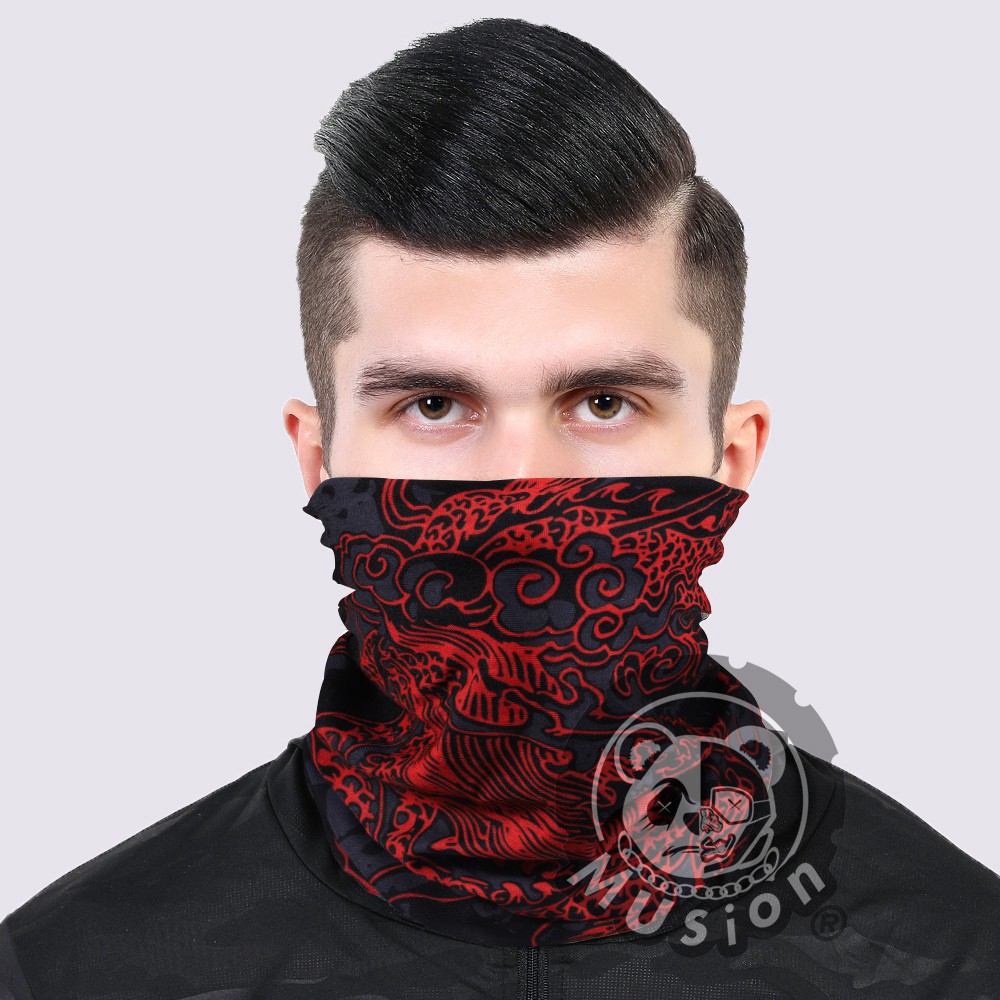 Red Dragon Khăn Đa Năng Đi Phượt Chống UV Chống Bụi Head Scarf Mask