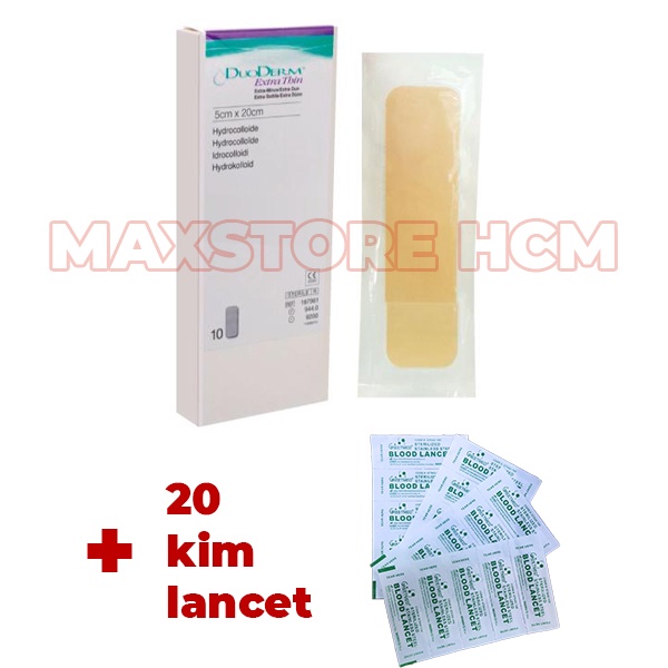 1 HỘP 10 MIẾNG DÁN MỤN/ VẾT THƯƠNG HỞ HIỆU DUODERM 10*10 cm HÀNG CHÍNH HÃNG