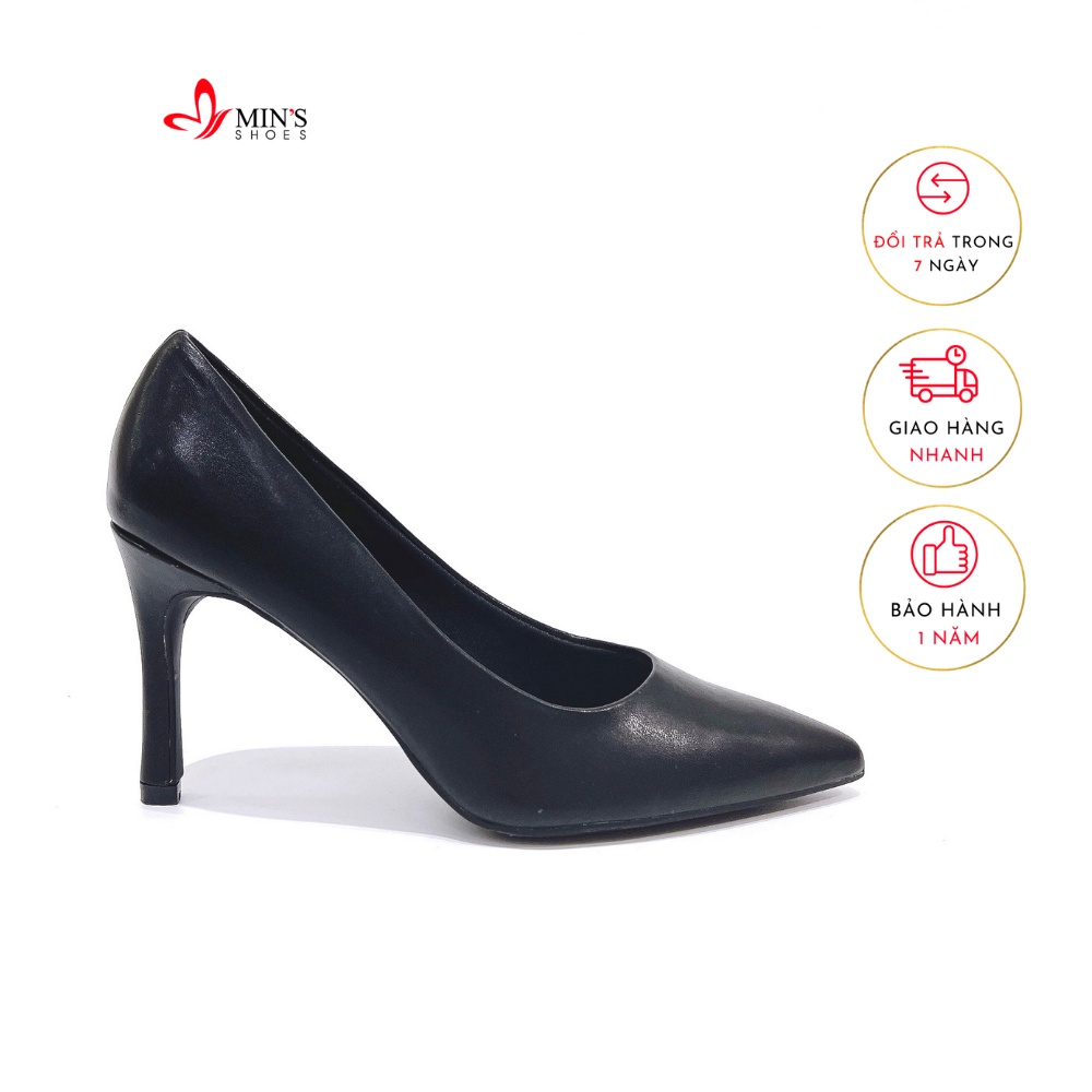 Min's Shoes - Giày Gót Nhọn Da Mềm Cao Cấp D384