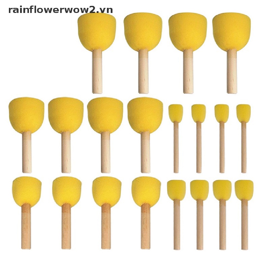 Miếng Xốp Tròn Vẽ Tranh Sơn Dầu Thủ Công