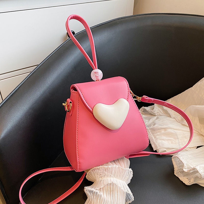 Túi Đeo Vai Hình Trái Tim Phong Cách Thời Trang Mùa Hè Xinh Xắn