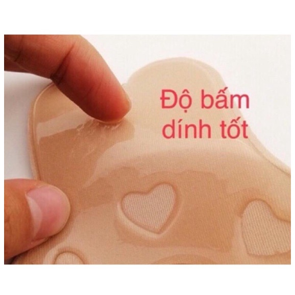 Miếng dán nâng ngực Silicon tai thỏ dễ thương - 1 cặp _dán nâng ngực có đệm hình tai thỏ siêu bền
