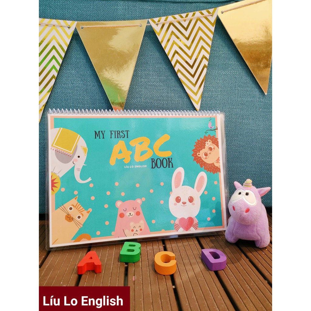 Học  liệu tương tác  BẢNG CHỮ CÁI tiếng anh - ABC Book  - Líu  Lo English