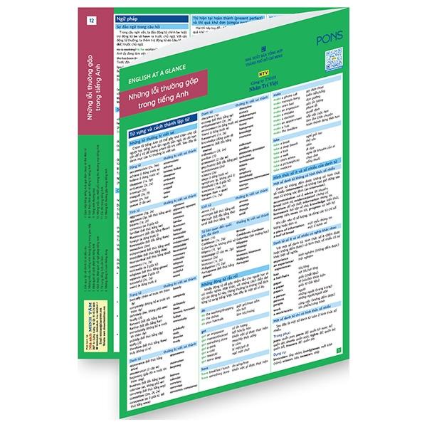 Sách -  English At A Glance - Những Lỗi Thường Gặp Trong Tiếng Anh ( Nhân Trí Việt )