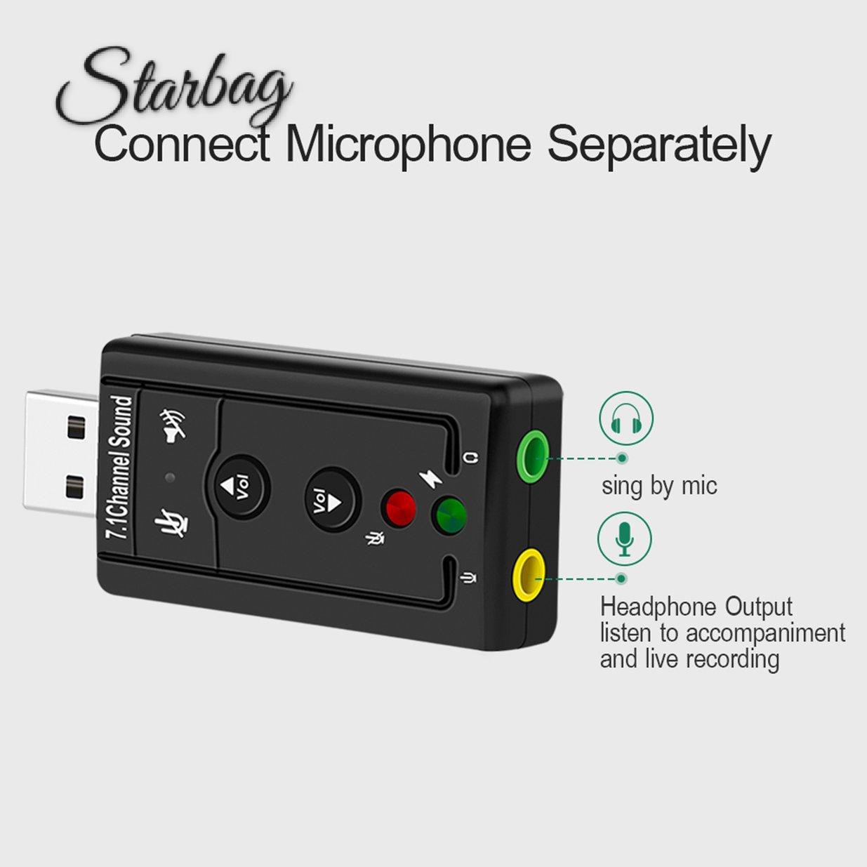 Card Âm Thanh Usb 2.0 7.1ch Có Nút Điều Khiển | BigBuy360 - bigbuy360.vn