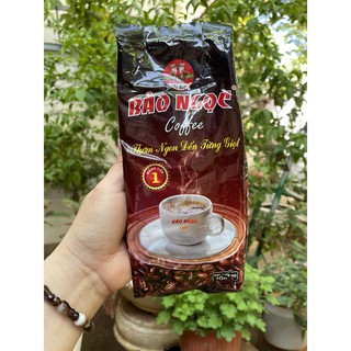 500gr Cà phê bột Bảo Ngọc - Thành phần hạt Coffee Robusta & Culi nguyên chất rang mộc
