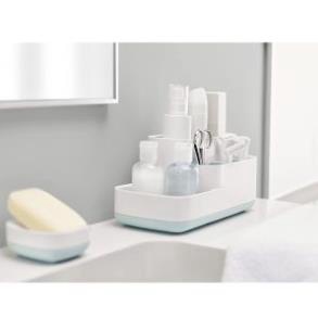 🇩🇪 Khay đựng bàn chải mỹ phẩm nhà tắm Joseph Joseph 70504 EasyStore Màu trắng xanh 🇩🇪