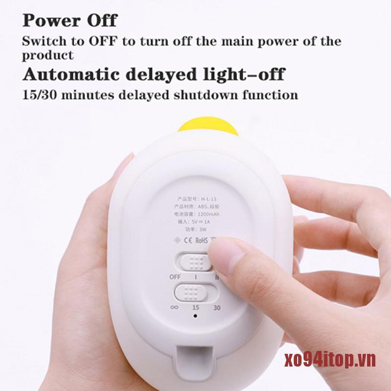 Đèn Ngủ Cảm Ứng Hình Vịt Dễ Thương