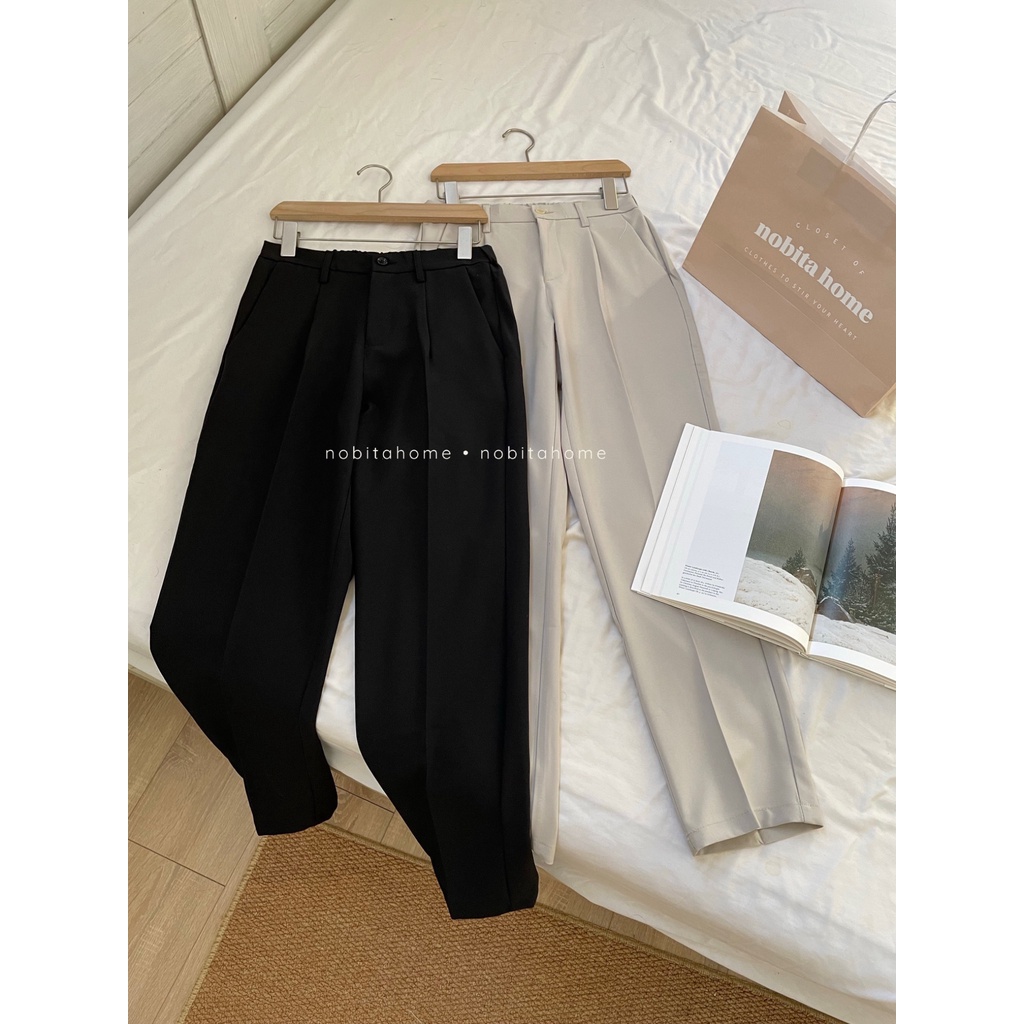 NOBITA HOME - QUẦN TÂY DÀI NỬA LƯNG CHUN MARSEILLE