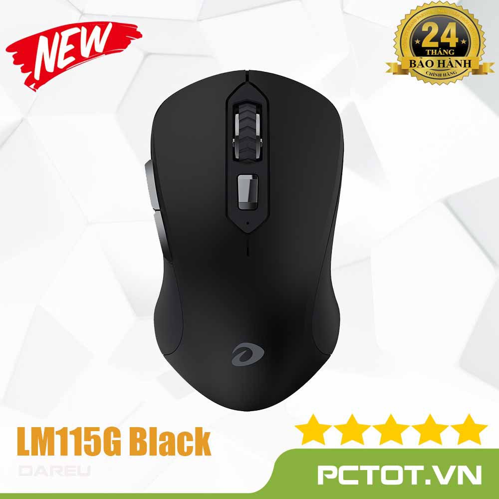 Chuột không dây DAREU LM115G Black | BigBuy360 - bigbuy360.vn