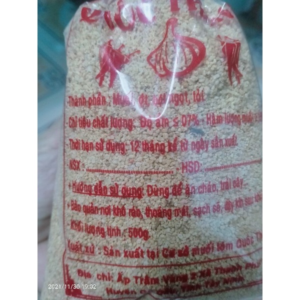 1 Kg Muối Tây Ninh Nhuyễn Ngon Y Hình
