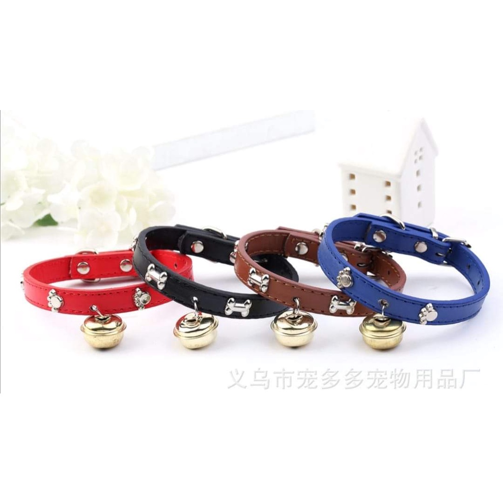 Vòng cổ da nhiều họa tiết dễ thương cho chó mèo - Zippopet