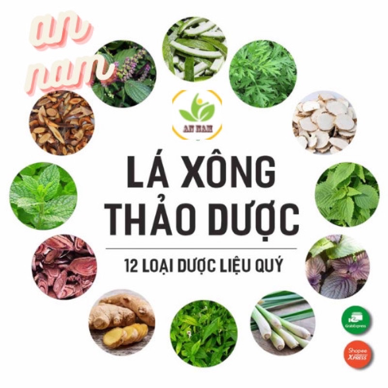LÁ XÔNG THẢO DƯỢC AN NAM 140g cho xông và tắm
