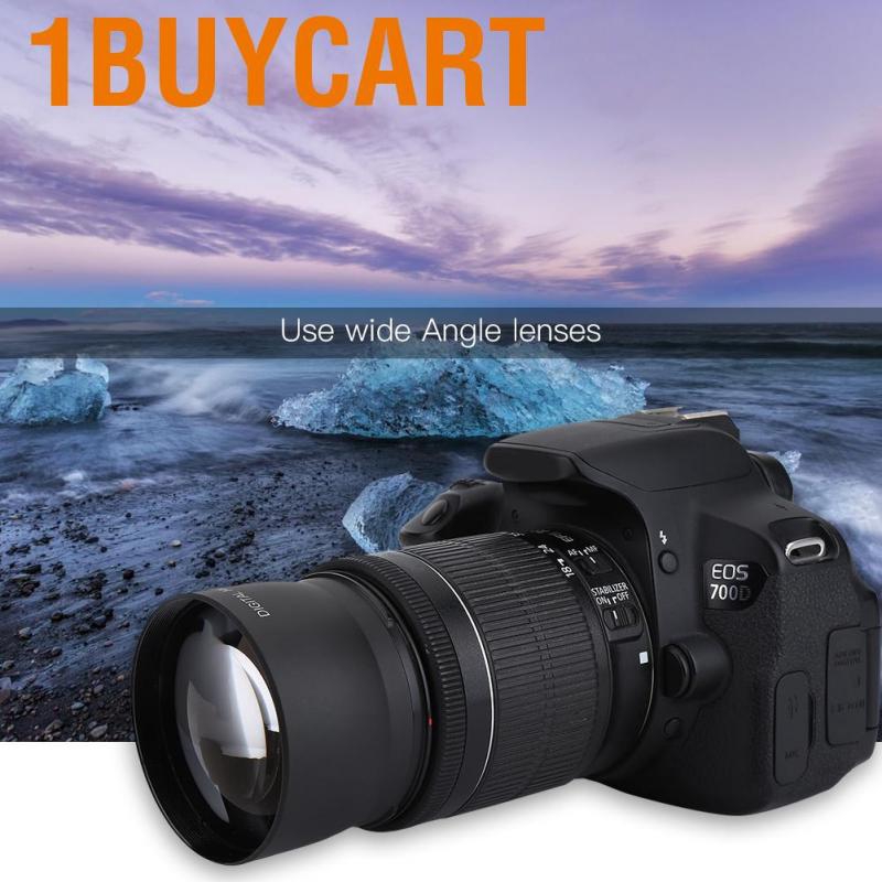 1buycart 52mm 0.45X Wide Angle Universal Conversion Macro Lens