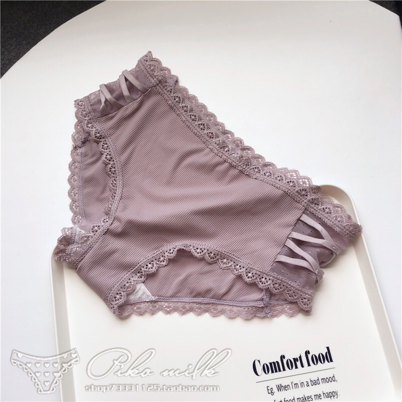 Quần Lót Thun Lạnh Chất Liệu Siêu Mềm Mịn Cạp Vừa Hông Đan Chéo _ Q222 - S3 | BigBuy360 - bigbuy360.vn