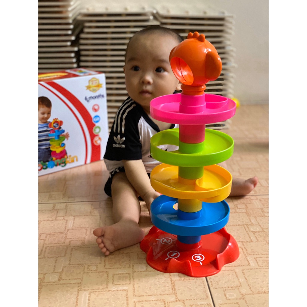 THẢ BÓNG BÉ YÊU_THÁP BÓNG LĂN