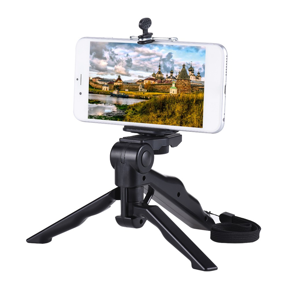 Ĩ Mini Tripod Stand Support Holder Hand Grip Stabilizer with Smartphone Clip Bracket for iPhone 7 Plus/7/6/6  Plus/6s/ f