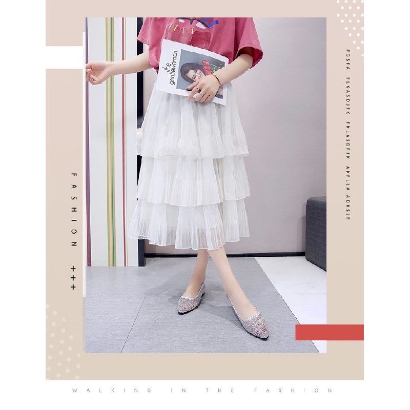 Giày Búp Bê Mũi Nhọn Đế Bằng Phối Ren Lưới Thời Trang Mùa Xuân Kiểu Mới Cho Nữ