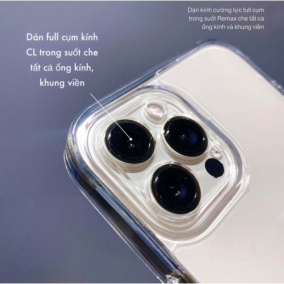 Cường Lực Cụm Bảo Vệ Camera Trong Suốt hiệu Xing Nuo cho iPhone 13, 12 Pro Max, 12 Mini, 11, Xs Max, Xs, X, 7/8 Plus