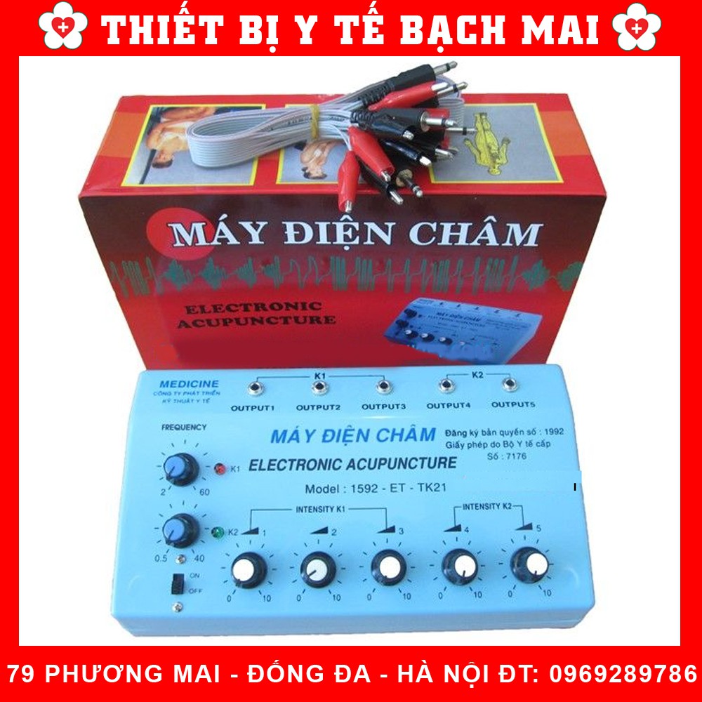 Máy Điện Châm 5 Cổng Ra 10 Kim [Việt Nam]