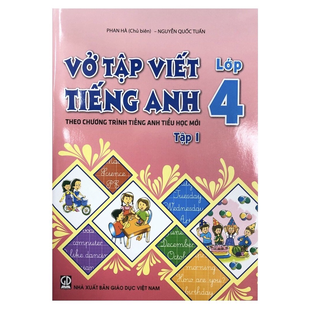 Sách - Vở tập viết Tiếng Anh lớp 4 tập 1