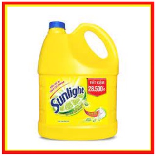 Nước rửa chén sunlight chanh 100 can 3.8 kg