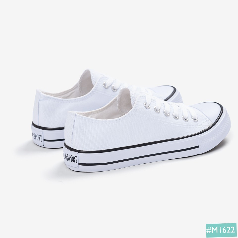 Giày Cặp Đôi Bata Nam Nữ Classic MINSU M1622 Phong Cách Sneakers Thể Thao Hàn Quốc Cực Đẹp Khi Đi Chơi Đi Học, Du Lịch