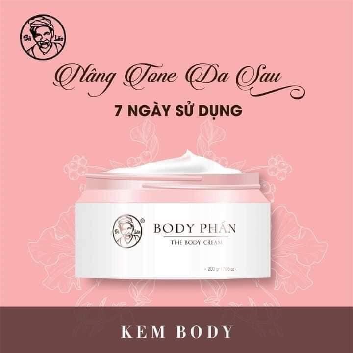 body phấn bà lão