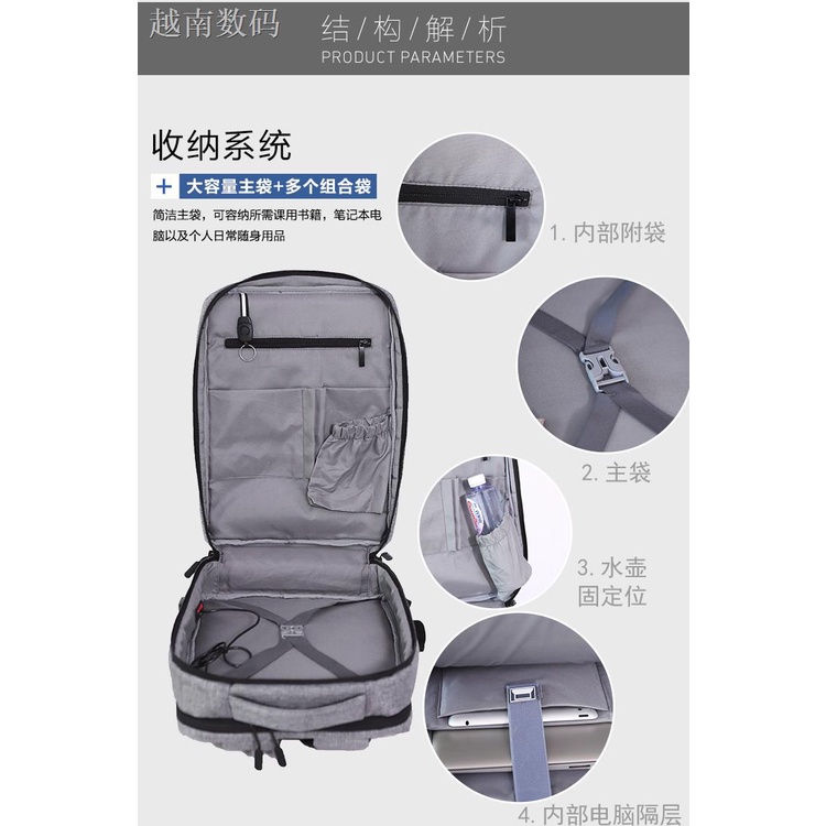 Balo Đựng Laptop Huawei Apple Dell Asus Lenovo 15 Inch 13.3 Inch 16.1 14 Inch 17.3 Inch 15.6 Inch