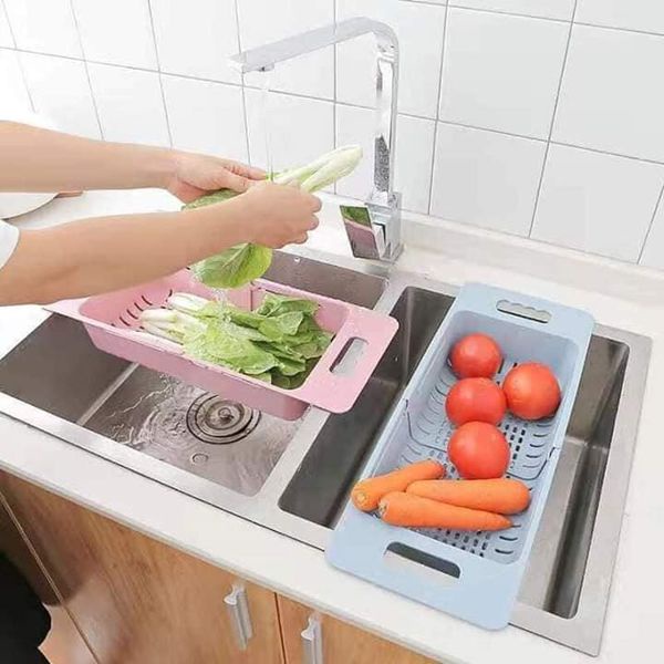 Rổ gác bồn rửa lúa mạch rút gọn