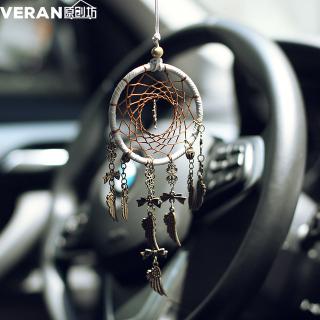 Dreamcatcher đính lông vũ phong cách retro