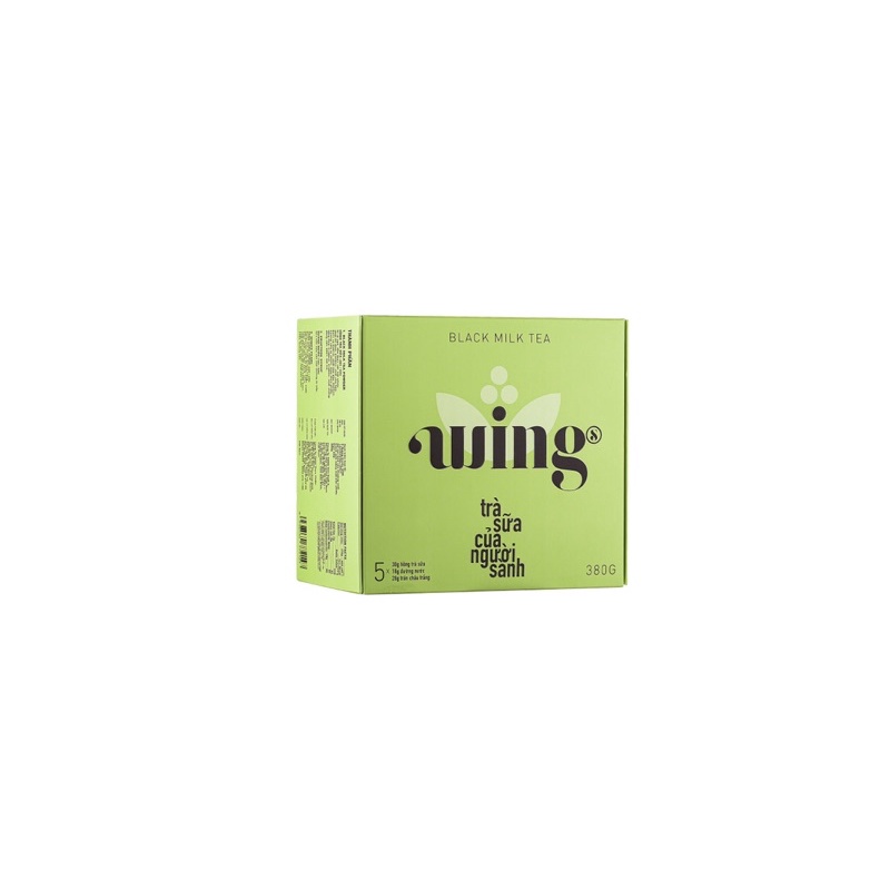 WING trà sữa hoà tan set 5 ly
