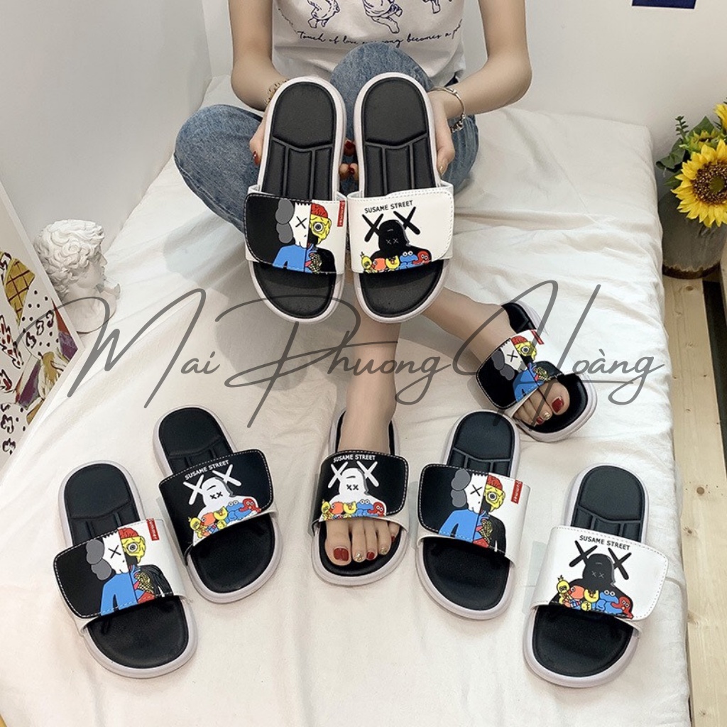 Dép nam nữ quai ngang SUSAME quai dán thời trang cực đẹp full size từ 35-44